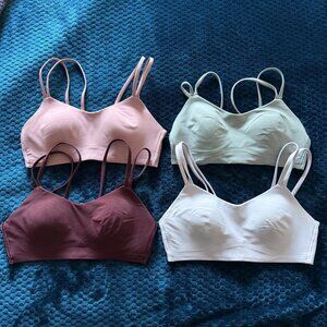 4 Lululemon Like a Cloud Bras - Size 8 B/C - Various Colors